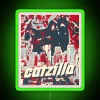 Black Catzilla Retro Design RGB Neon Sign - Image 4