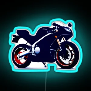 Black CBR Sportbike Led RGB Neon Sign