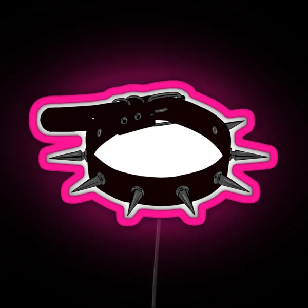 Black Choker RGB Neon Sign