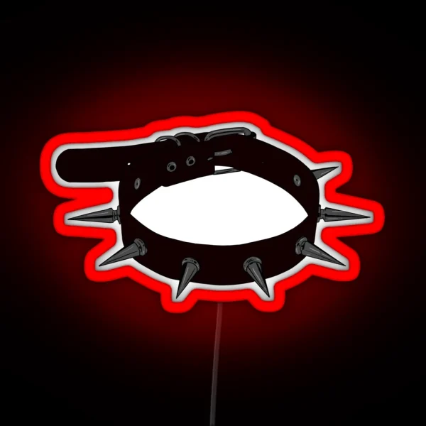Black Choker RGB Neon Sign