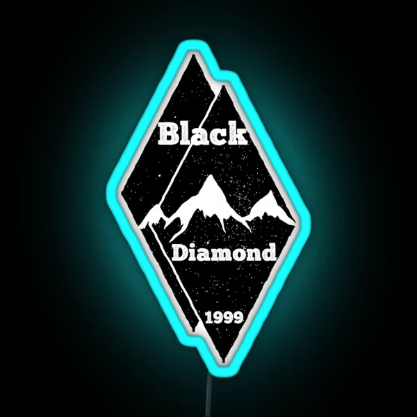 Black Diamond RGB Neon Sign