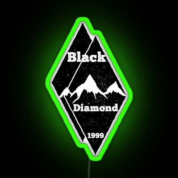 Black Diamond RGB Neon Sign