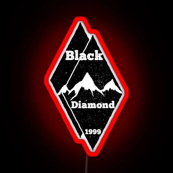 Black Diamond RGB Neon Sign