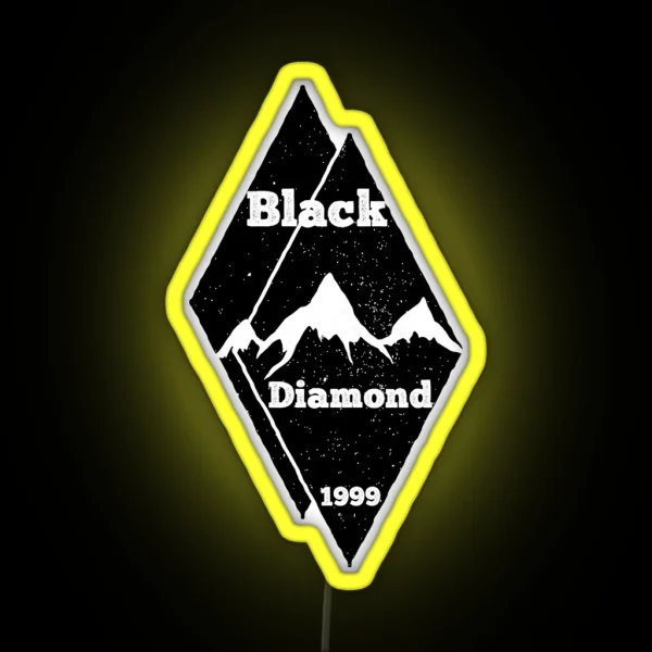 Black Diamond RGB Neon Sign