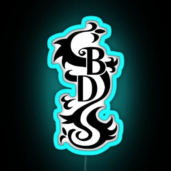 Black Dragon RGB Neon Sign