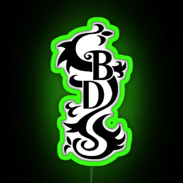 Black Dragon RGB Neon Sign