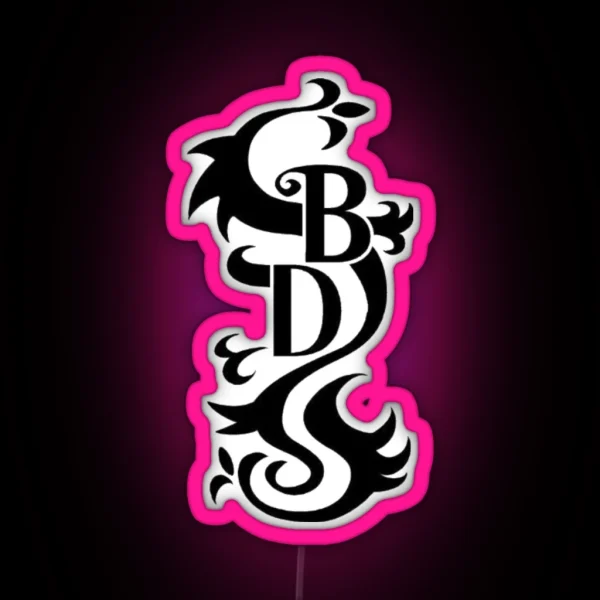 Black Dragon RGB Neon Sign