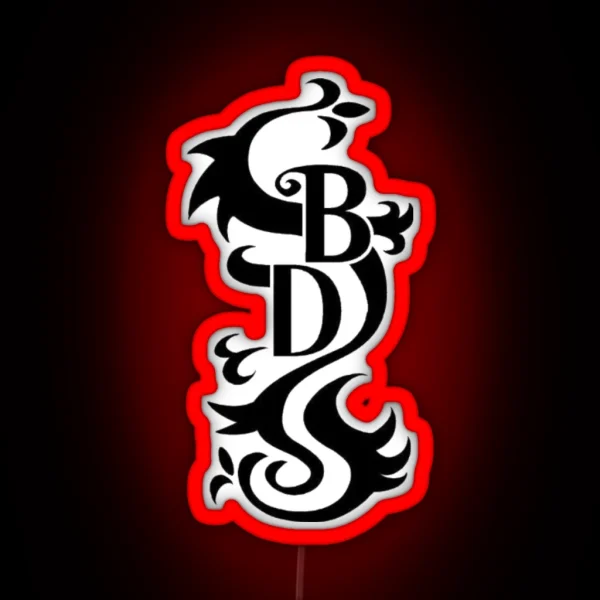 Black Dragon RGB Neon Sign