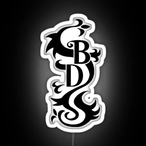 Black Dragon RGB Neon Sign