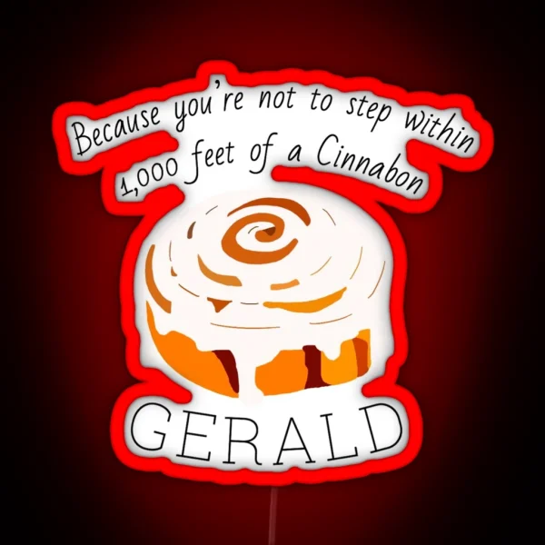 Black Friday Gerald S Cinnabon RGB Neon Sign