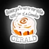 Black Friday Gerald S Cinnabon RGB Neon Sign