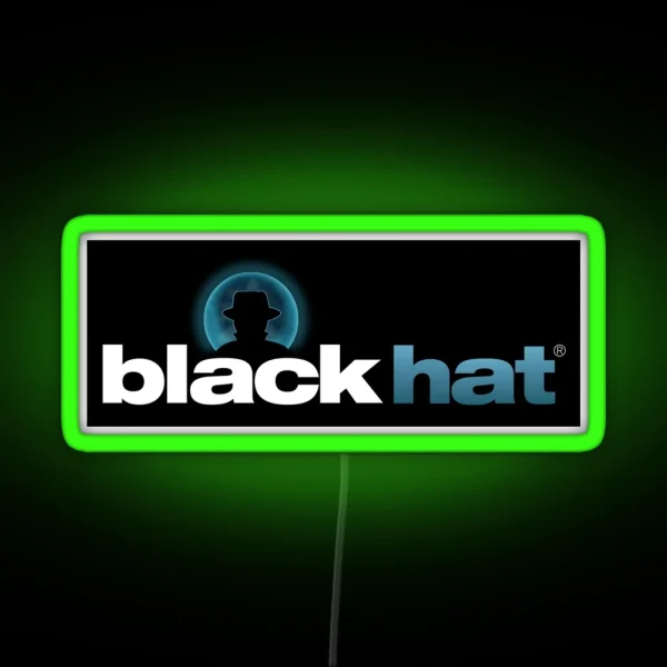 Black Hat Conference RGB Neon Sign