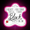 Black Is My Color Black Font American Spelling RGB Neon Sign - Image 6