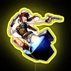 Black Lagoon Revy The Book Of Venom RGB Neon Sign - Image 5