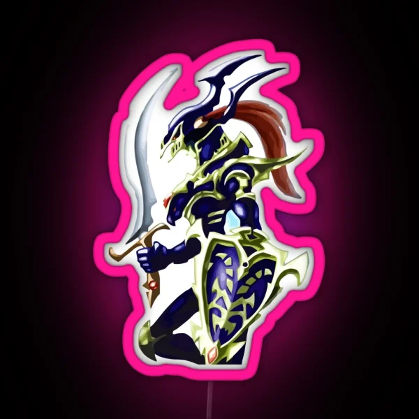 Black Luster Soldier RGB Neon Sign