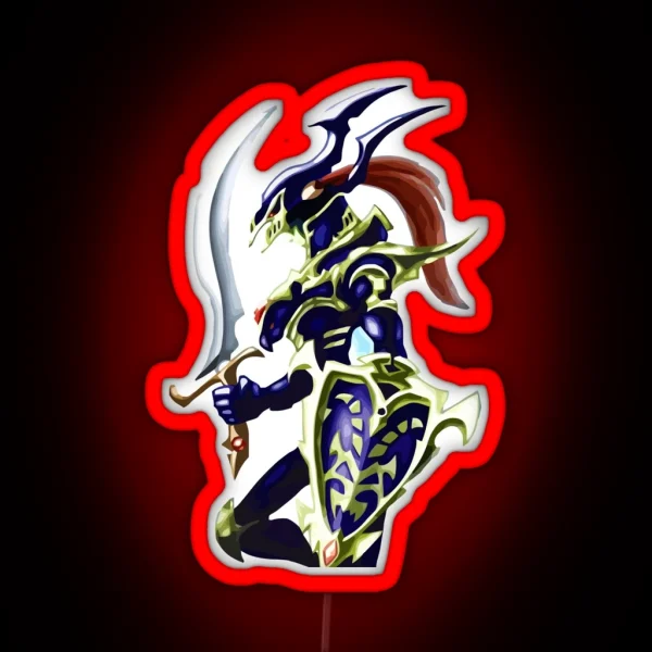 Black Luster Soldier RGB Neon Sign
