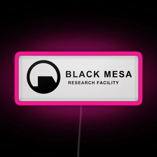 Black Mesa RGB Neon Sign