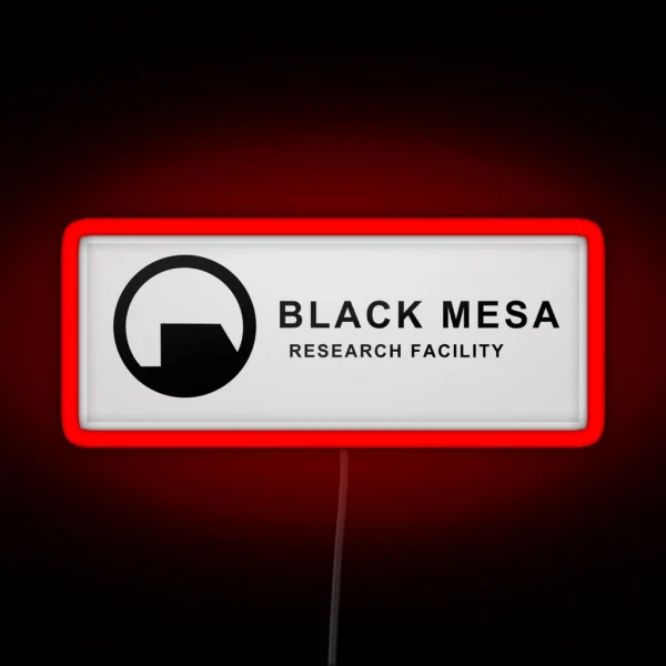 Black Mesa RGB Neon Sign