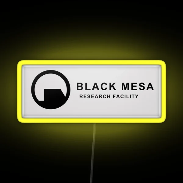 Black Mesa RGB Neon Sign