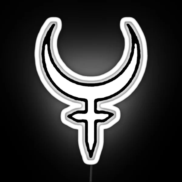 Black Moon RGB Neon Sign