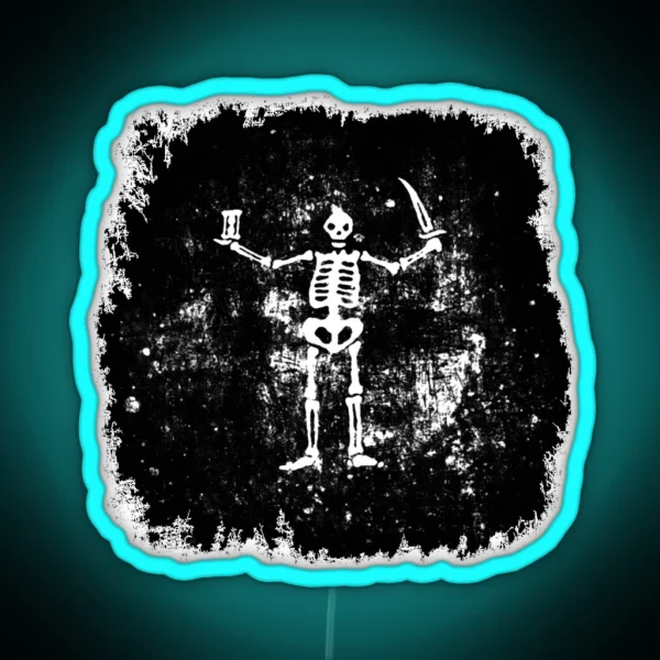 Black Sails Captain Flint S Flag RGB Neon Sign