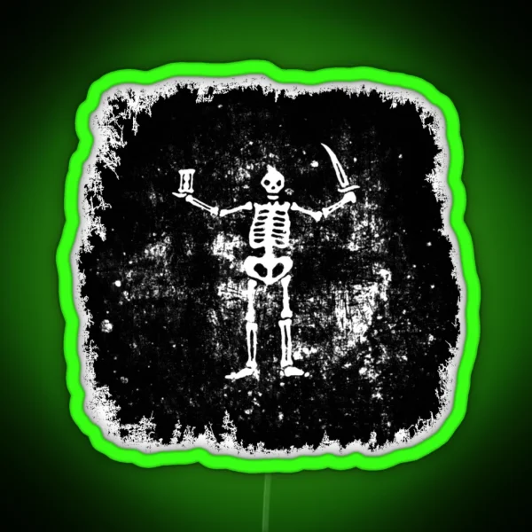 Black Sails Captain Flint S Flag RGB Neon Sign