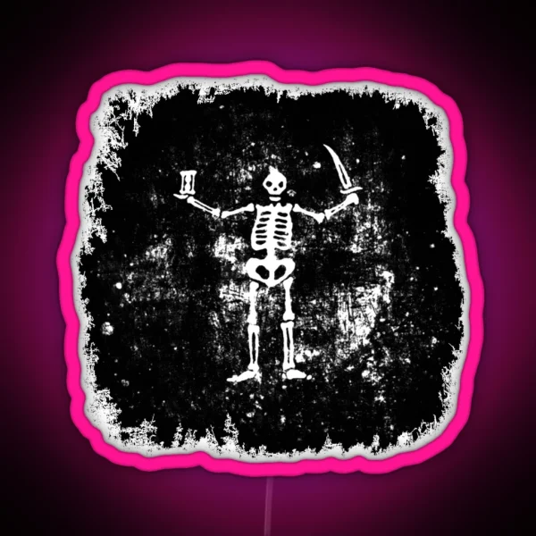 Black Sails Captain Flint S Flag RGB Neon Sign