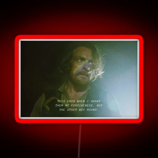 Black Sails Gay Icon James Flint RGB Neon Sign