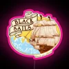 Black Sails Know No Shame RGB Neon Sign - Image 6