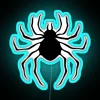 Black Spider Tattoo RGB Neon Sign - Image 3