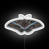 Black Witch Moth Ascalapha Odorata RGB Neon Sign