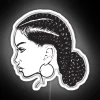 Black Woman Braids Hairstyle African American Beauty Salon RGB Neon Sign - Image 4