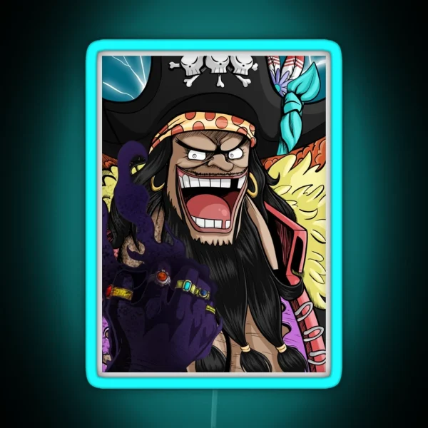 Blackbeard RGB Neon Sign