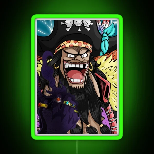 Blackbeard RGB Neon Sign