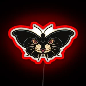 Blackcat Butterfly RGB Neon Sign
