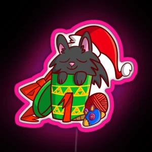 Blackcat Gift RGB Neon Sign