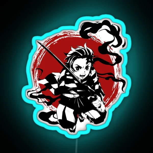 Blade Of Tanjjiro Kamado RGB Neon Sign