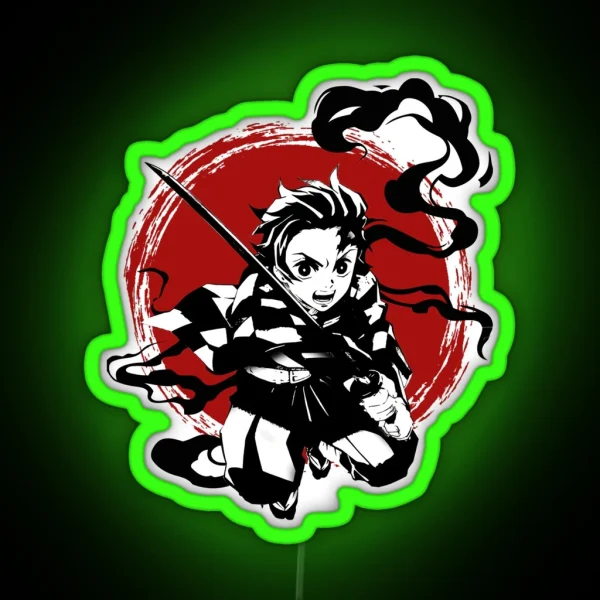 Blade Of Tanjjiro Kamado RGB Neon Sign