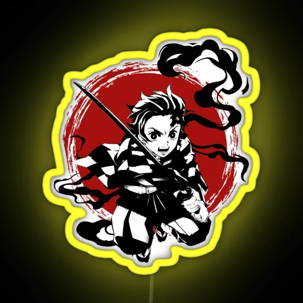 Blade Of Tanjjiro Kamado RGB Neon Sign