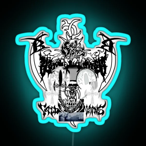 Bladee Cold Visions Drain Gang RGB Neon Sign