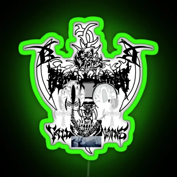Bladee Cold Visions Drain Gang RGB Neon Sign