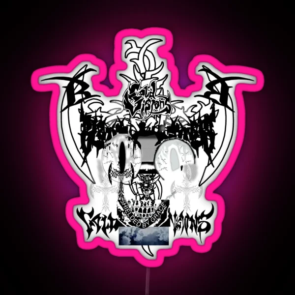 Bladee Cold Visions Drain Gang RGB Neon Sign
