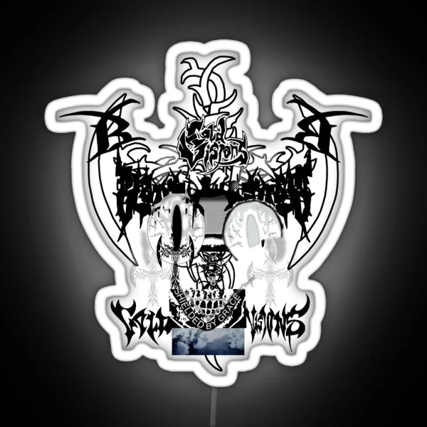 Bladee Cold Visions Drain Gang RGB Neon Sign