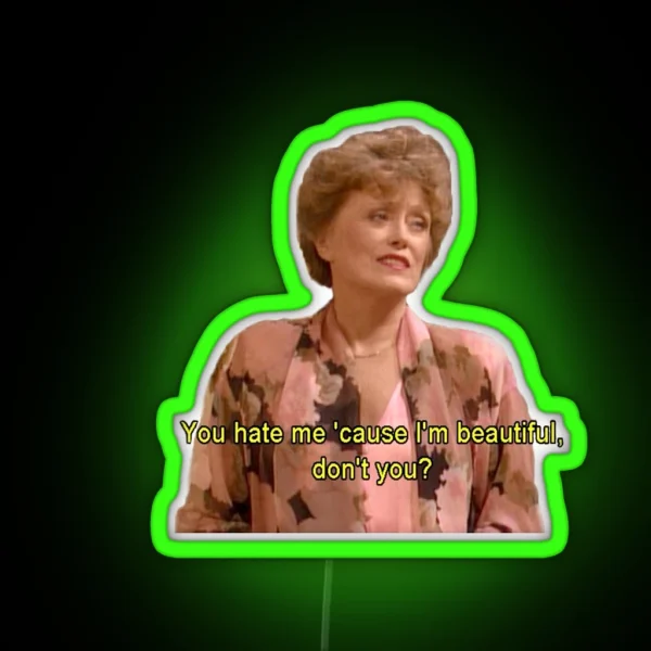 Blanche Golden Girls Led RGB Neon Sign