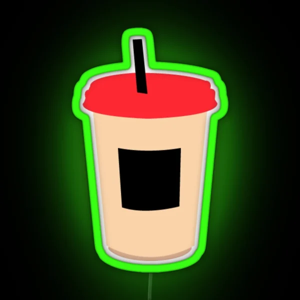Blank Aroma Iced Coffee RGB Neon Sign