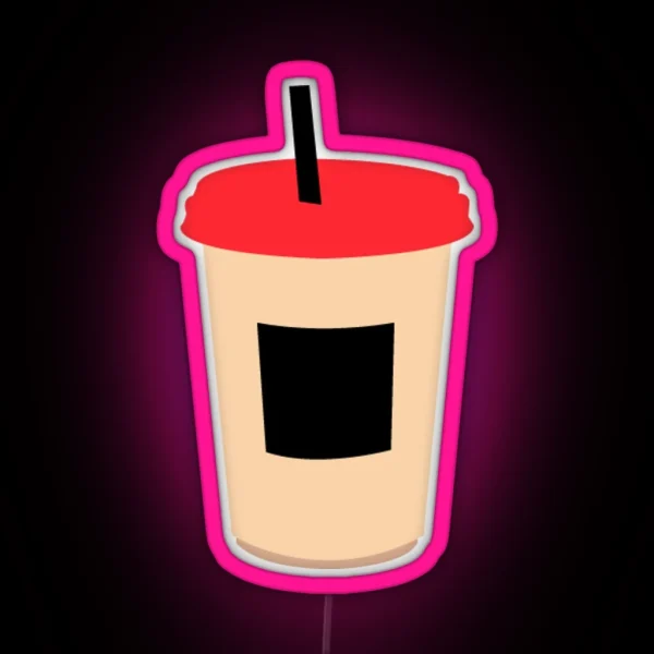 Blank Aroma Iced Coffee RGB Neon Sign