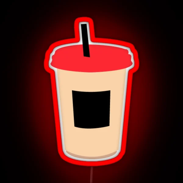 Blank Aroma Iced Coffee RGB Neon Sign