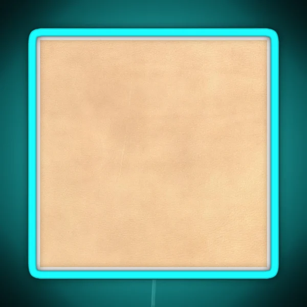 Bleached Leather Light Beige RGB Neon Sign
