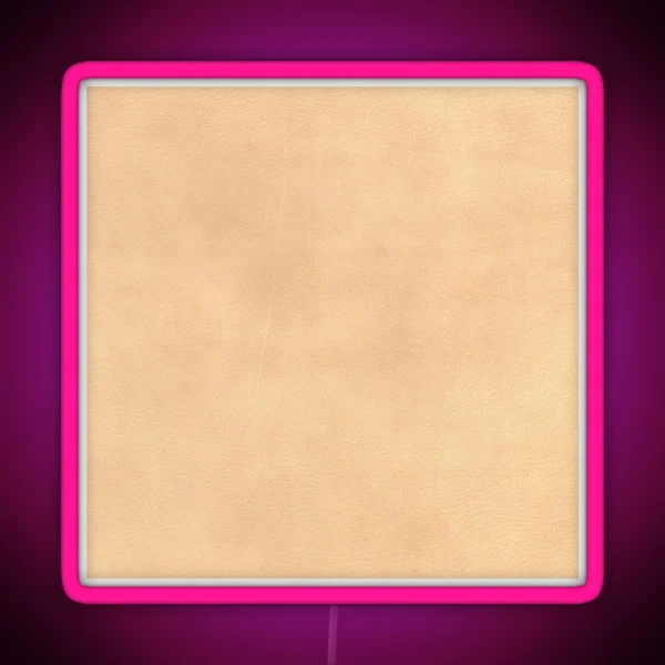 Bleached Leather Light Beige RGB Neon Sign