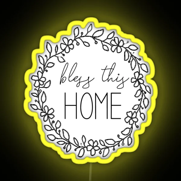 Bless This Home RGB Neon Sign